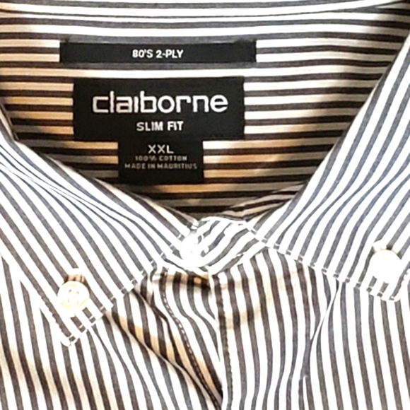 Claiborne Slim Fit Dress Shirt - Picture 5 of 7